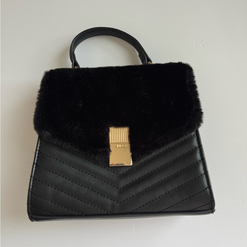 Faux Fur Aldo Crossbody Purse
